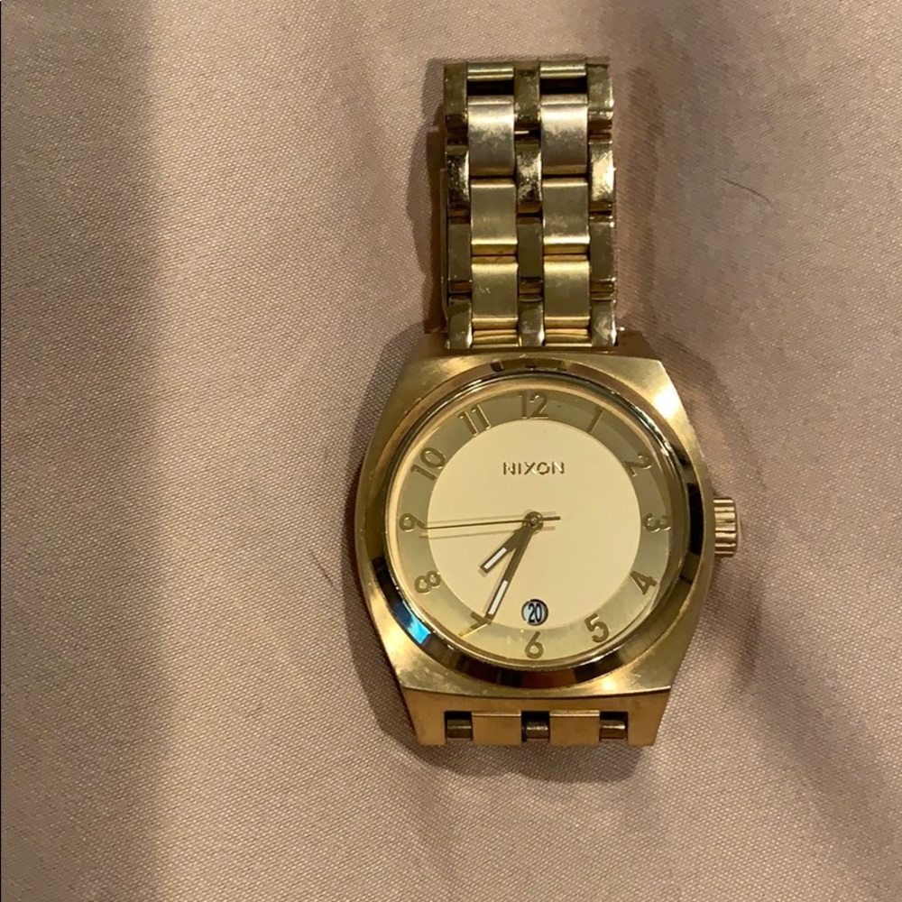 Slightly worn Nixon watch